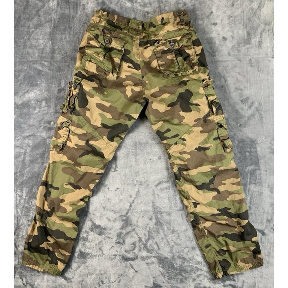 PJ Mark I-FE Apparel Pants Mens 38x32 Green Camo Cargo Military (Fits 36x29) - Picture 2 of 8